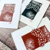 Pinecones Linocut Print – Botanical Wall Art - Image 7